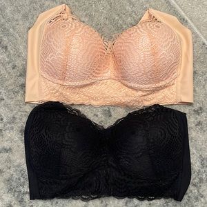 Luciana Secret Black & Beige Bra Set (2 pack)